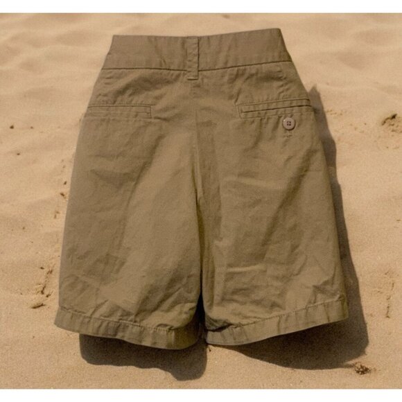 J. Crew Womens Chino Broken In Cotton Shorts Size 10 Beige Pockets - Picture 5 of 8